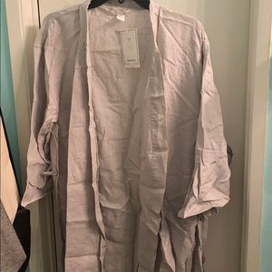 Linen robe